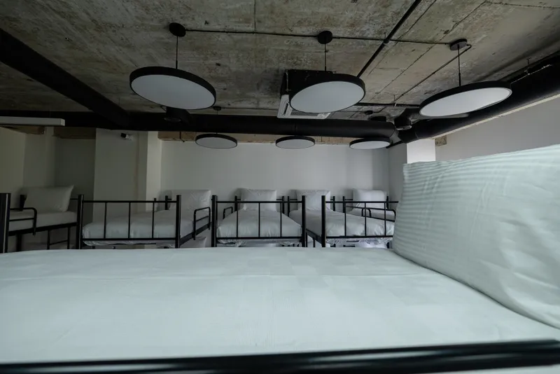 Shared camp accommodation room for a longer BJJ stay in Georgia